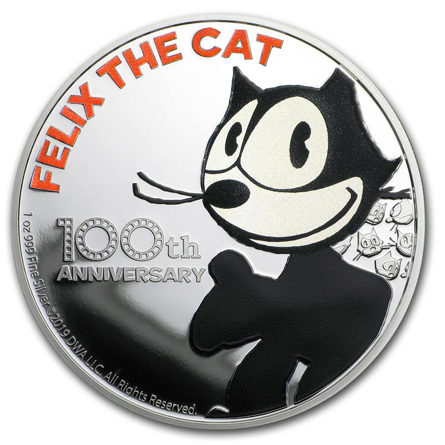 2019 Niue 1 oz Silver $2 Felix the Cat 100th Anniversary | eBay